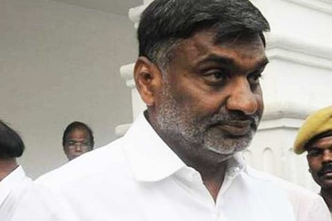 Vellore west district secretary and Commercial Taxes Minister KC Veeramani