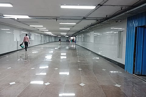 The subway at the concourse level will provide easy access to MGR Central station, Park Town suburban and MRTS