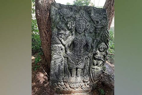 The idol of Lord Muruga found near Tiruvannamalai