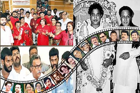 Bhagyaraj-led Swami Sankaradas team; Vishal-led Pandava team; Sivaji Ganesan and MGR