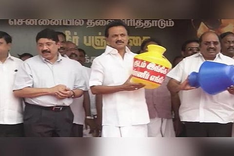 Water crisis: DMK warns of 'jail bharo' stir across TN