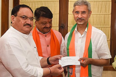 BJP fields Jaishankar for Gujarat Rajya Sabha seat after he formally joins party