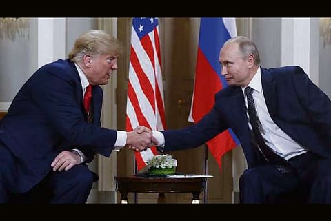 Trump jokes to Putin: 'Don't meddle in the election, please'