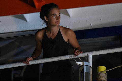 Carola Rackete (Photo courtesy: Reuters)