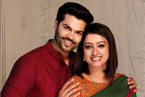 Actor Ganesh Venkatraman and television artist Nisha