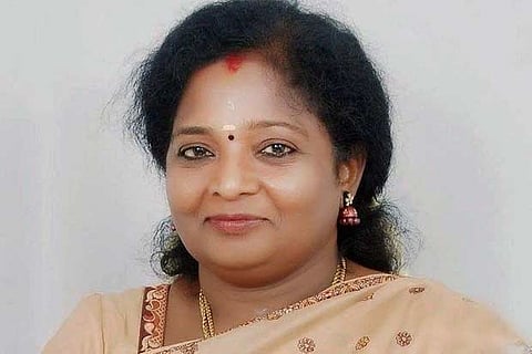 TN State BJP president Tamilisai Soundararajan