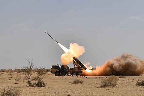 India successfully test-fires guided rocket system 'Pinaka'