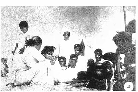 Those were the days: Salt march at the Marina