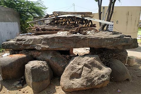 The megalithic burial site that was discovered in Vellore town may belong to 1000 BC-200 AD period