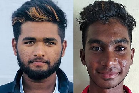 S Mohan Prasath (left) and M Siddharth