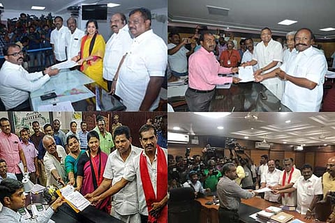 Around 500 nominations filed in TN on penultimate day