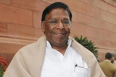 Puducherry Chief Minister V Narayanasamy
