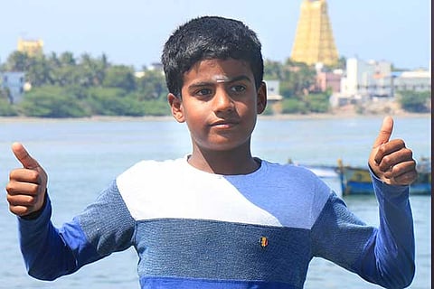 Jai Jaswanth (10), swimmer
