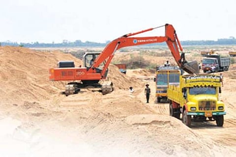 Revive online sale: Sand lorry owners