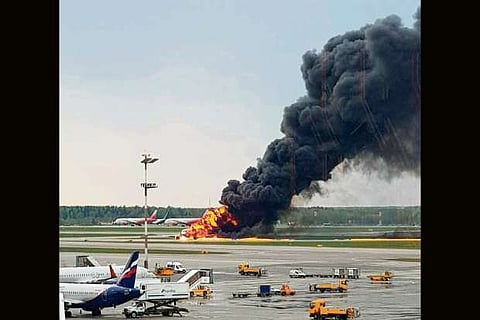 41 reported killed after Russian passenger plane crash-lands in Moscow