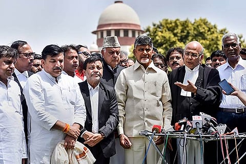 Will continue to fight for transparency in election process: Chandrababu Naidu after setback in SC
