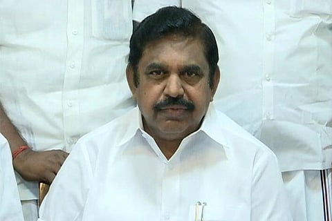 Chief Minister Edappadi K Palaniswami