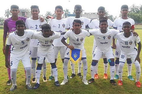 Chennaiyin FC Under-15 side shared the spoils with Thane Football School of India