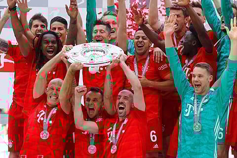 Bayern Munich win Bundesliga title for seventh successive season