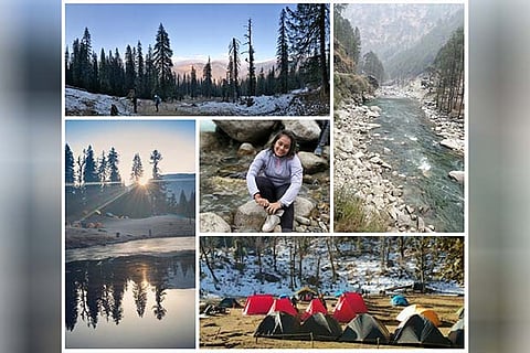 Dashing through the snow in the Himalayas