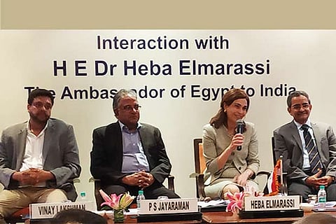 At the ?Business, trade and Investment Opportunities in Egypt? meet organised by CII-SR in Chennai recently