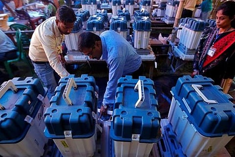 EVMs 'absolutely safe' in strongrooms: Election Commission