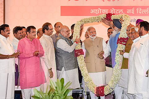 NDA leaders meet ahead of Lok Sabha results