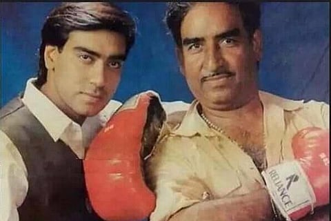 Veeru Devgan with his son Ajay Devgn