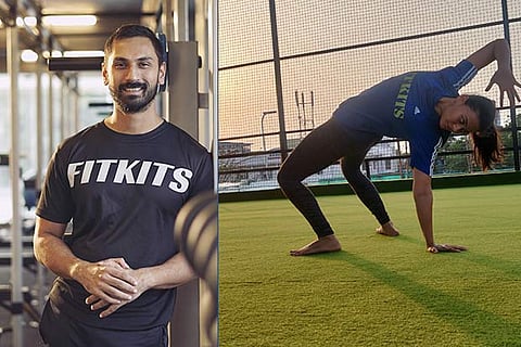 Shrihari Sivaraj; A fitness enthusiast practising animal flow