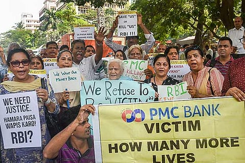 PMC depositors hold protest outside RBI office, nine detained