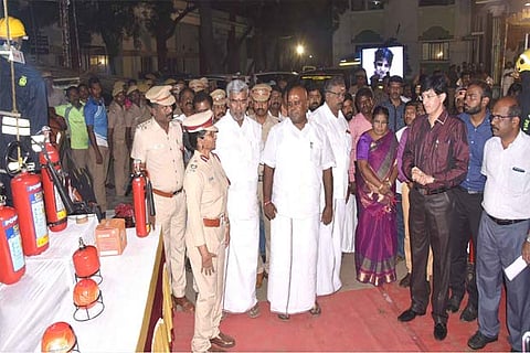 Principal Secretary and Revenue Commissioner at the awareness programme on Disaster Management organised