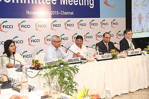 Dignitaries at the FICCI session that was held in the city