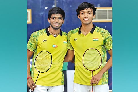 Satwiksairaj (left) and Chirag