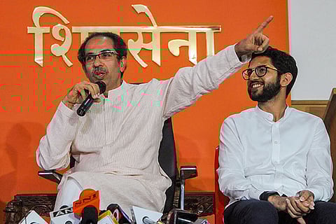 Uddhav Thackeray and Adithya Thackeray
