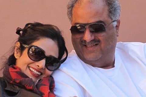 Boney Kapoor and Sridevi