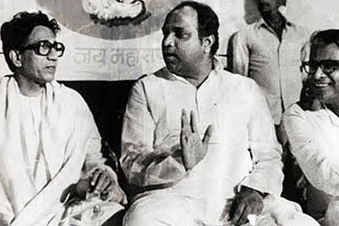 Bal Thackeray, Sharad Pawar and George Fernandes