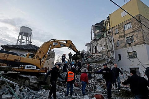 Albanian earthquake kills 16, rescuers hunt for survivors