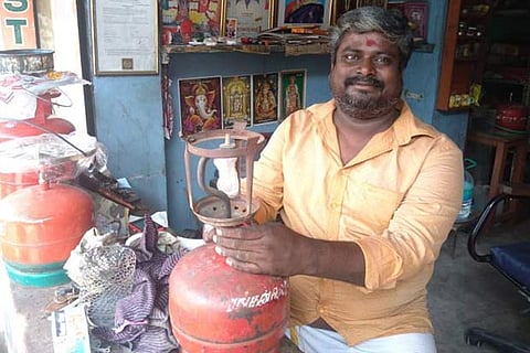 R Parthiban (41), supplies petromax and gas lights