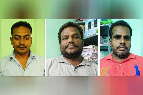 Syed Ibrahim, Muhammed Hanifa and Sadiq Ali