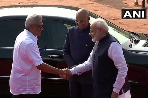 Gotabaya Rajpaska invites Modi to visit Sri Lanka