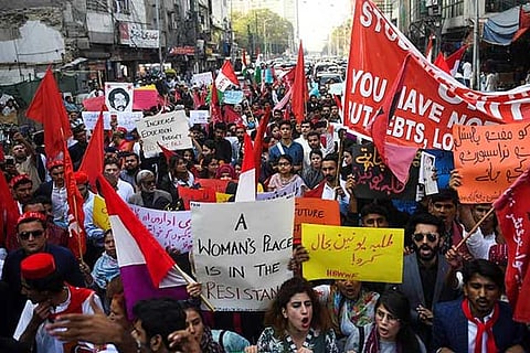 Countrywide Student Solidarity March being held in Pakistan
