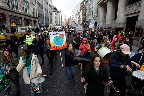 Europe joins climate protests ahead of UN meeting