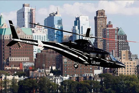 Uber makes helicopter ride to JFK airport available to all