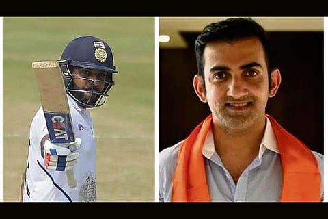 Gambhir lauds Rohit's effort in Vizag Test