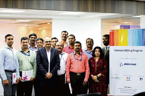 10 ex-air warriors get new jobs with Boeing-funded training