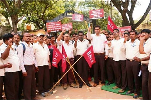 Workforce can't get same pay as executives, says HAL