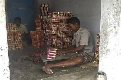 Sivakasi ready with green crackers for Diwali