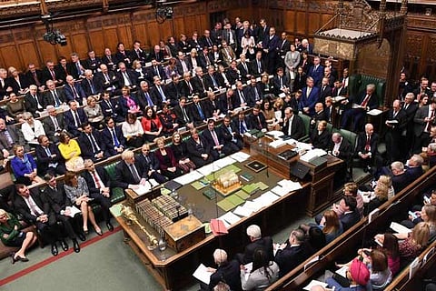 Johnson defiant after British parliament votes to force Brexit delay