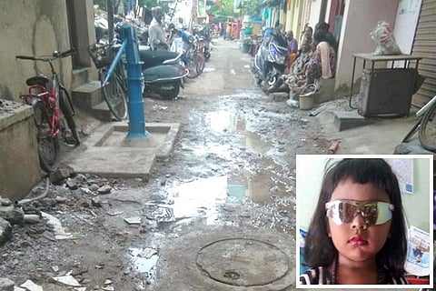 Residents blame civic officials for not keeping a check on mosquito breeding in the area; (inset) Akshita