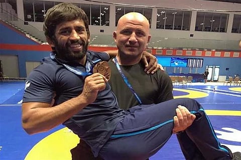 Bentinidis to continue as Bajrang's coach until 2020 Olympics